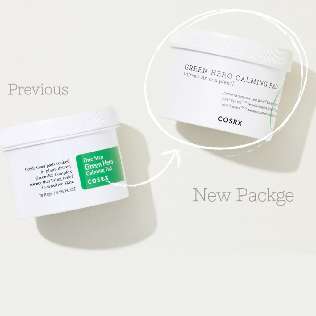 Cosrx One Step Green Hero Calming Pads, Pack of 70's - Easy Pharmacy LLC
