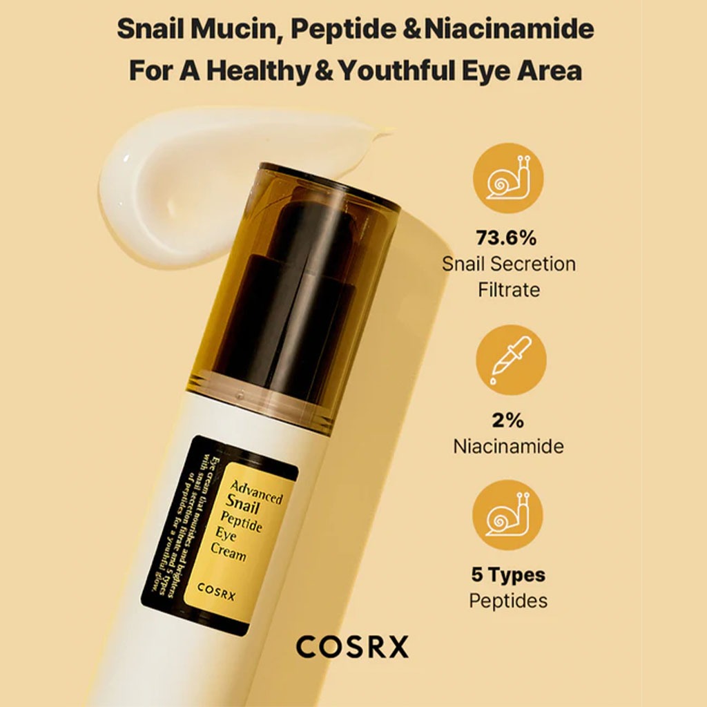 Cosrx Advanced Snail Peptide Eye Cream 25ml - Easy Pharmacy LLC