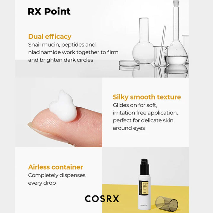 Cosrx Advanced Snail Peptide Eye Cream 25ml - Easy Pharmacy LLC