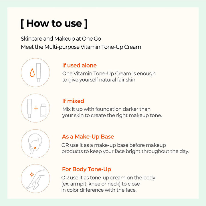 Some By Mi V10 Vitamin Tone-Up Cream For Brightening 50ml - Easy Pharmacy LLC
