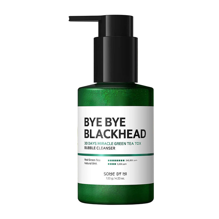 Some By Mi Bye Bye Blackhead 30 Days Miracle Green Tea Tox Bubble Cleanser 120g - Easy Pharmacy LLC