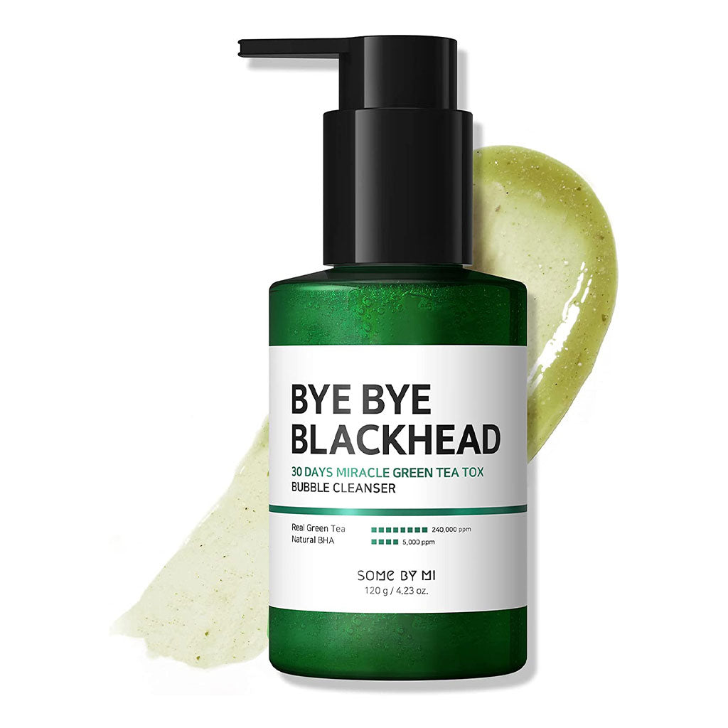 Some By Mi Bye Bye Blackhead 30 Days Miracle Green Tea Tox Bubble Cleanser 120g - Easy Pharmacy LLC