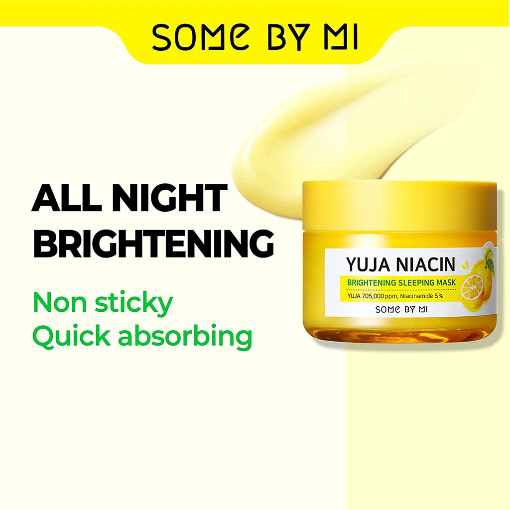 Some By Mi Yuja Niacin Miracle Brightening Sleeping Mask 60g - Easy Pharmacy LLC