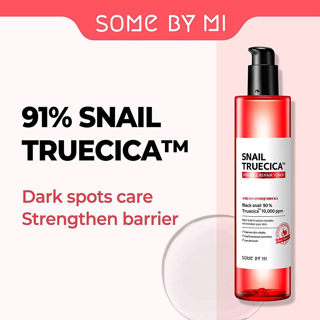 Some By Mi Snail Truecica Miracle Repair Face Toner 135ml - Easy Pharmacy LLC