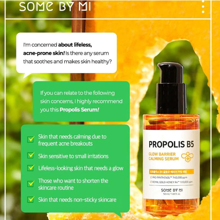 Some By Mi Propolis B5 Glow Barrier Calming Face Serum 50ml - Easy Pharmacy LLC