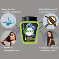 Dabur Vatika Black Seed Hammam Zaith Hot Oil Treatment Cream For Malnourished Hair 500g