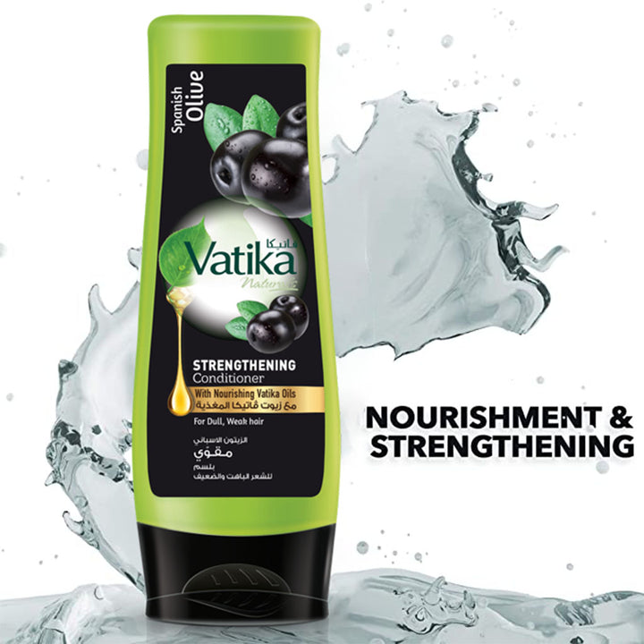 Dabur Vatika Black Seed Strong And Shine Conditioner For Weak And Dull Hair 400ml - Easy Pharmacy LLC