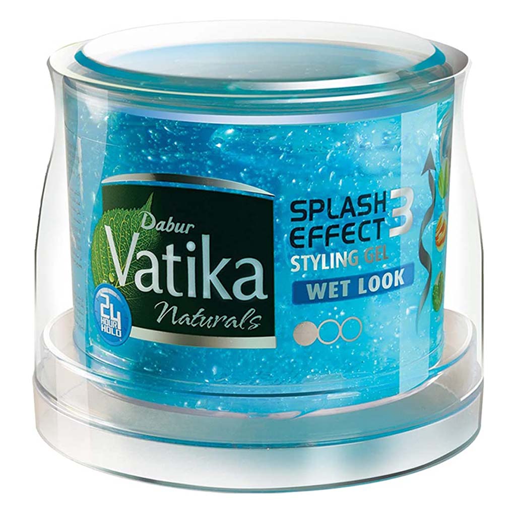 Dabur Naturals Vatika Splash Effect Wet Look Hair Styling Gel 500ml - Easy Pharmacy LLC