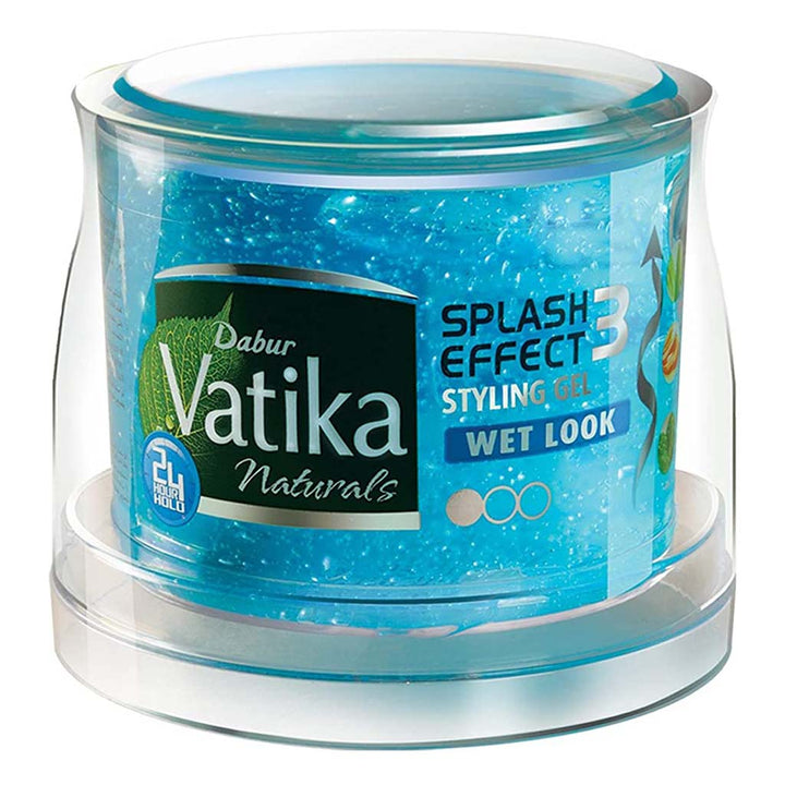 Dabur Naturals Vatika Splash Effect Wet Look Hair Styling Gel 500ml - Easy Pharmacy LLC