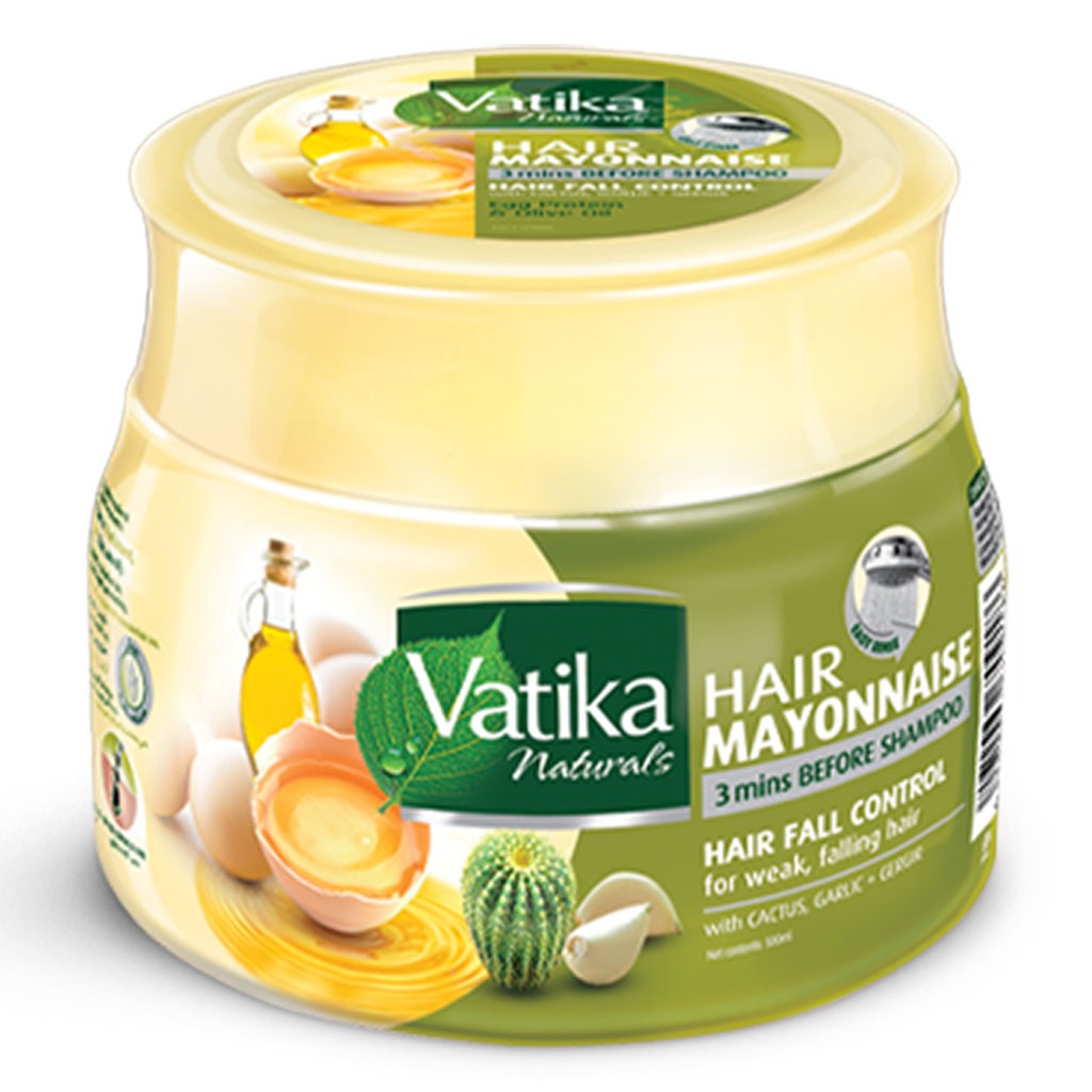 Dabur Vatika Naturals Hair Mayonnaise Hair Fall Control Mask For Weak Falling Hair 500ml - Easy Pharmacy LLC