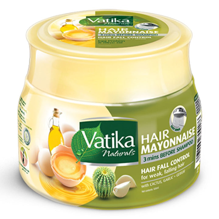 Dabur Vatika Naturals Hair Mayonnaise Hair Fall Control Mask For Weak Falling Hair 500ml - Easy Pharmacy LLC