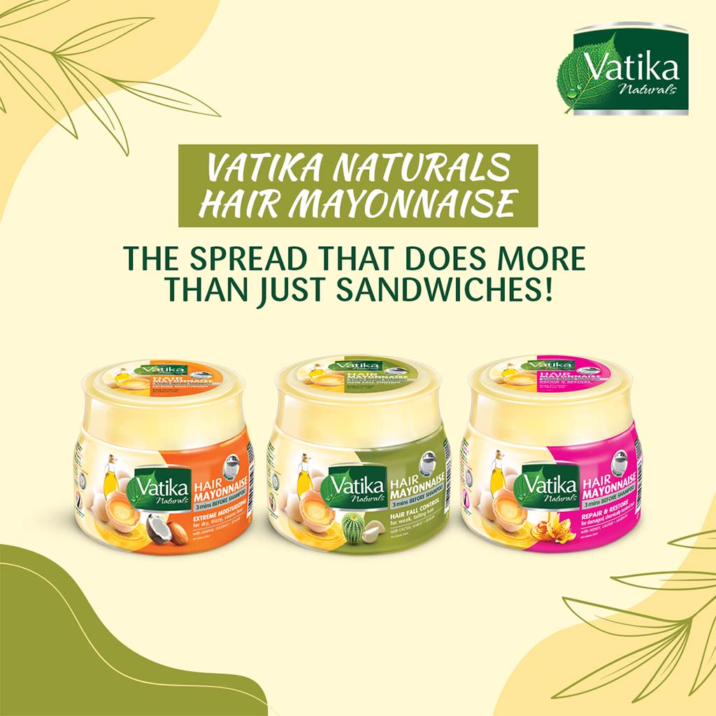 Dabur Vatika Naturals Hair Mayonnaise Hair Fall Control Mask For Weak Falling Hair 500ml - Easy Pharmacy LLC