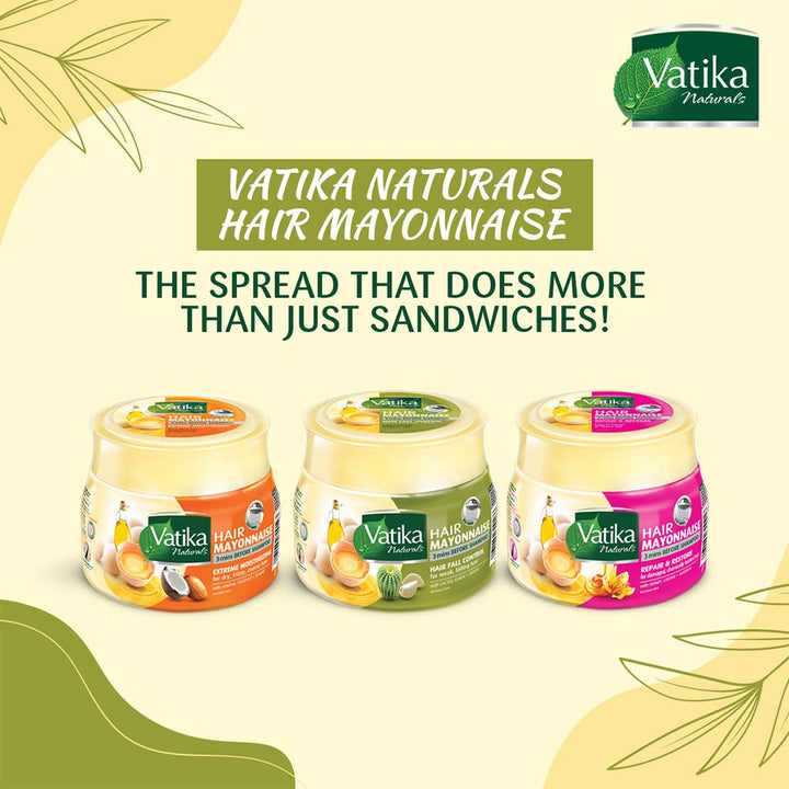Dabur Vatika Naturals Hair Mayonnaise Hair Fall Control Mask For Weak Falling Hair 500ml - Easy Pharmacy LLC