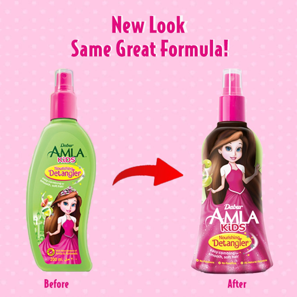 Dabur Amla Kids Nourishing Detangler Oil 200ml - Easy Pharmacy LLC