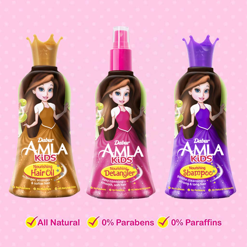 Dabur Amla Kids Nourishing Detangler Oil 200ml - Easy Pharmacy LLC