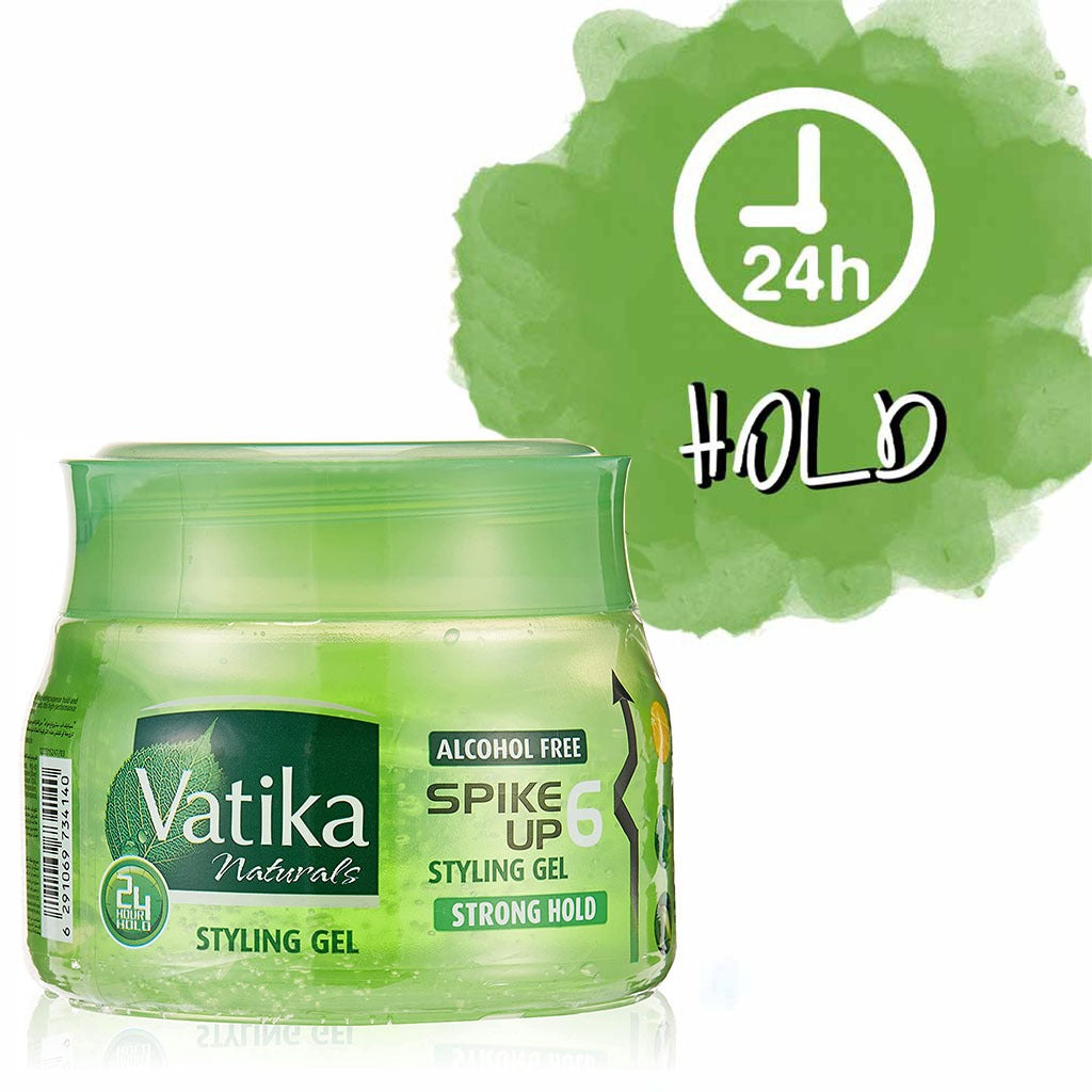 Dabur Vatika Naturals Spike Up Strong Hold Hair Styling Gel 500ml - Easy Pharmacy LLC