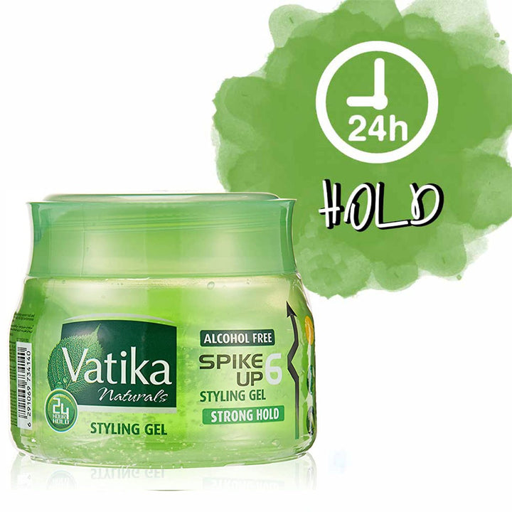 Dabur Vatika Naturals Spike Up Strong Hold Hair Styling Gel 500ml - Easy Pharmacy LLC