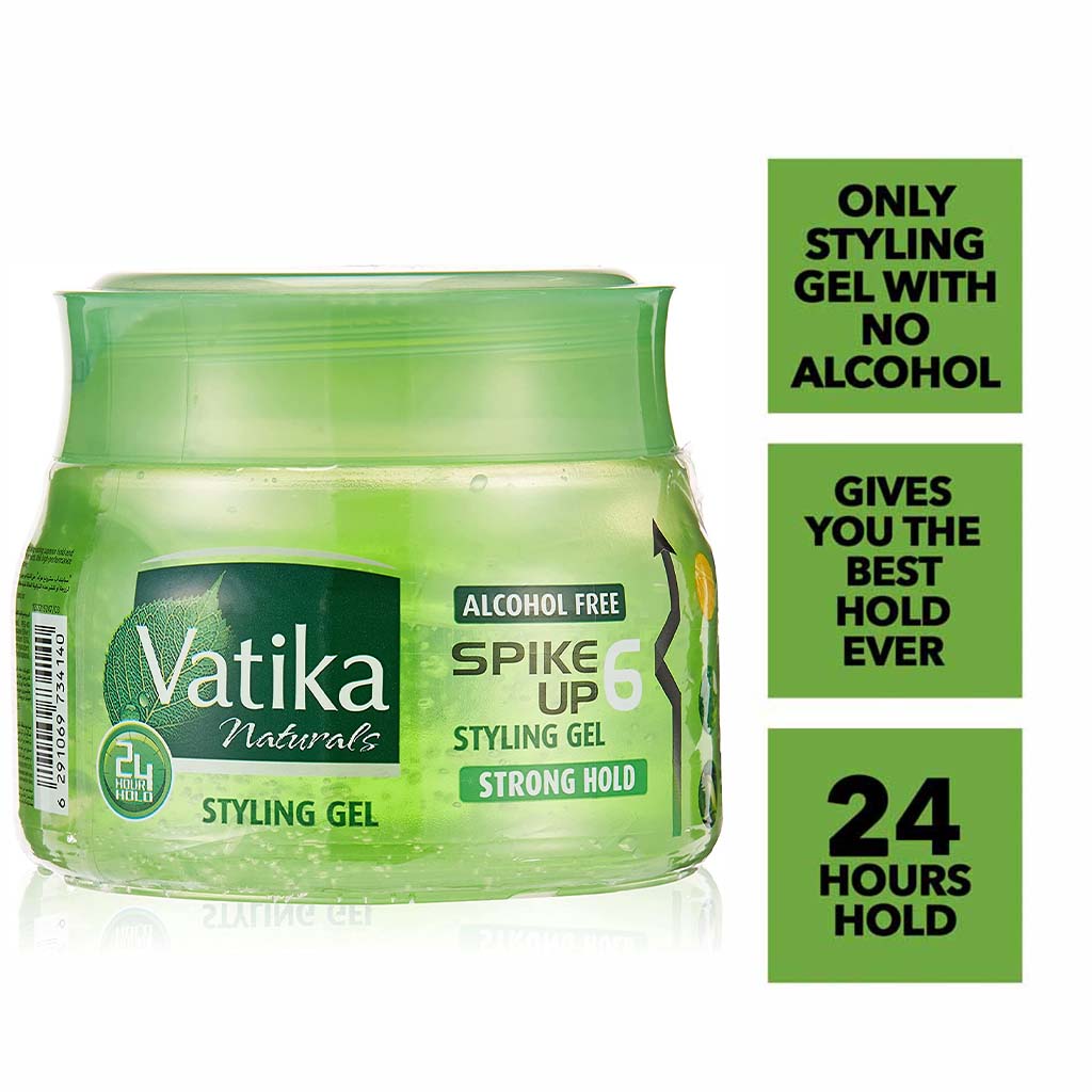 Dabur Vatika Naturals Spike Up Strong Hold Hair Styling Gel 500ml - Easy Pharmacy LLC