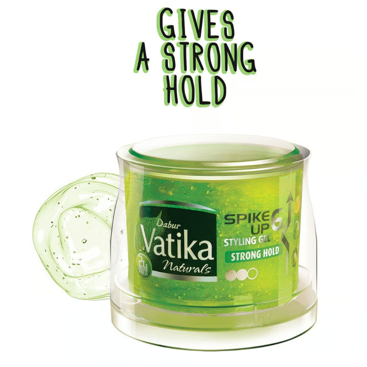 Dabur Vatika Naturals Spike Up Strong Hold Hair Styling Gel 500ml - Easy Pharmacy LLC