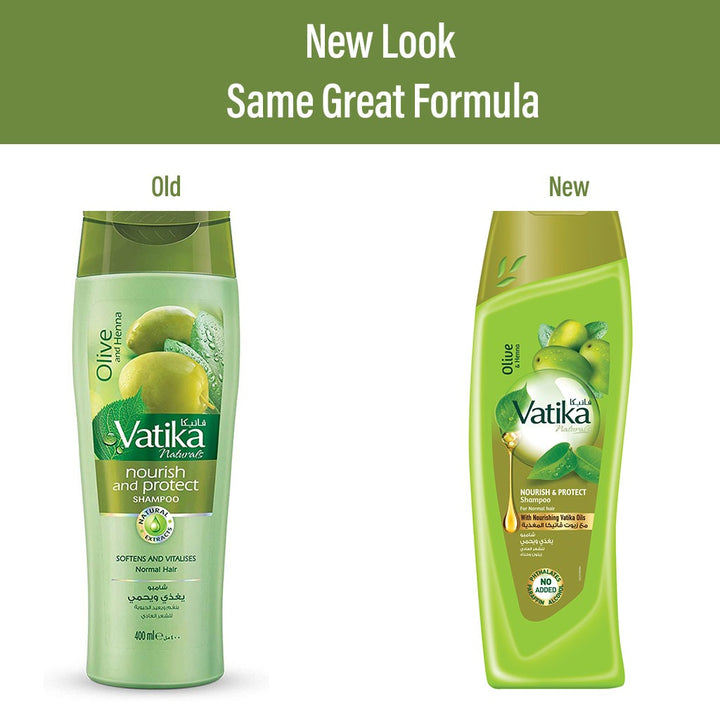 Dabur Vatika Naturals Nourish And Protect Shampoo For Normal Hair 400ml - Easy Pharmacy LLC