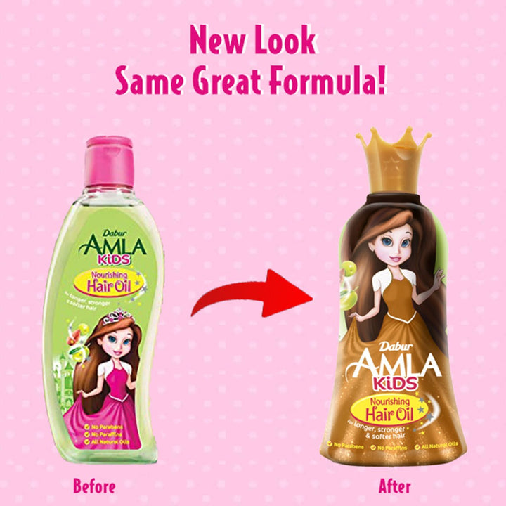 Dabur Amla Kids Nourishing Hair Oil For Longer, Stronger And Softer Hair 200ml - Easy Pharmacy LLC