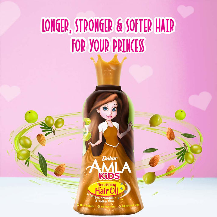 Dabur Amla Kids Nourishing Hair Oil For Longer, Stronger And Softer Hair 200ml - Easy Pharmacy LLC