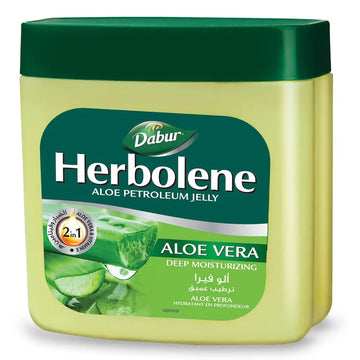 Dabur Herbolene 2-In-1 Aloe Petroleum Jelly With Aloe Vera And Vitamin E 115ml