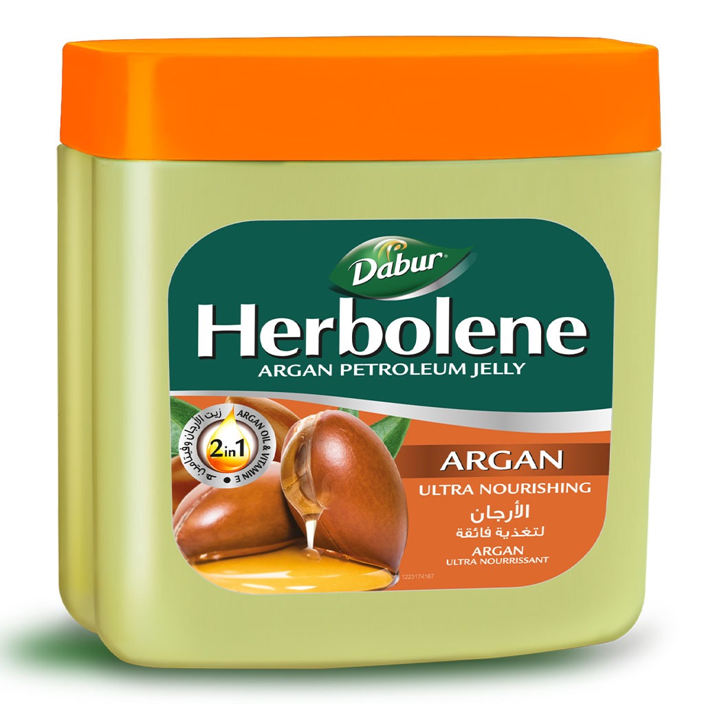 Dabur Herbolene Argan Ultra Nourishing Petroleum Jelly 225ml - Easy Pharmacy LLC