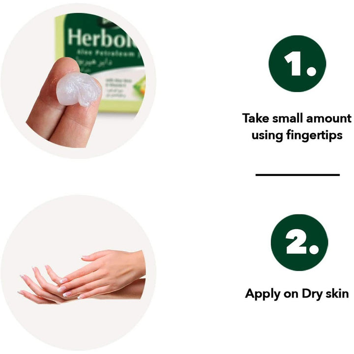 Dabur Herbolene Argan Ultra Nourishing Petroleum Jelly 225ml - Easy Pharmacy LLC