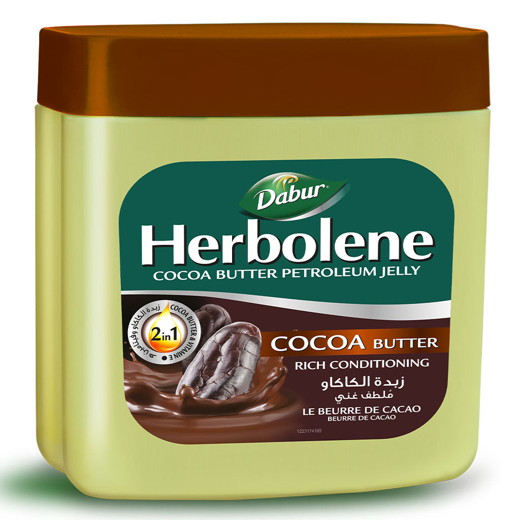 Dabur Herbolene Cocoa Butter Petroleum Jelly 225ml - Easy Pharmacy LLC