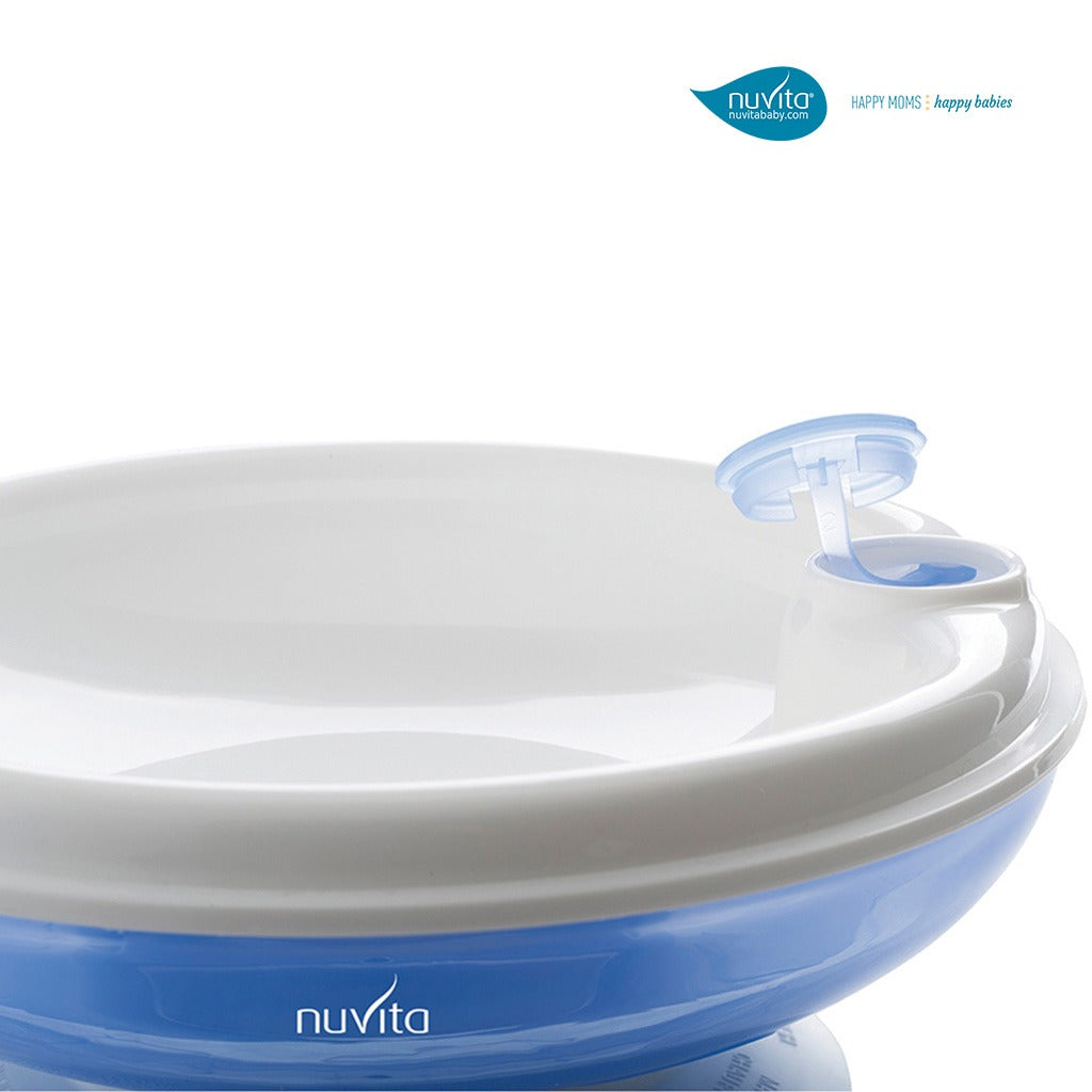 Nuvita Warm Plate With Hot Water Reservoir For 6+ Months Baby, Blue, Pack of 1's - Easy Pharmacy LLC