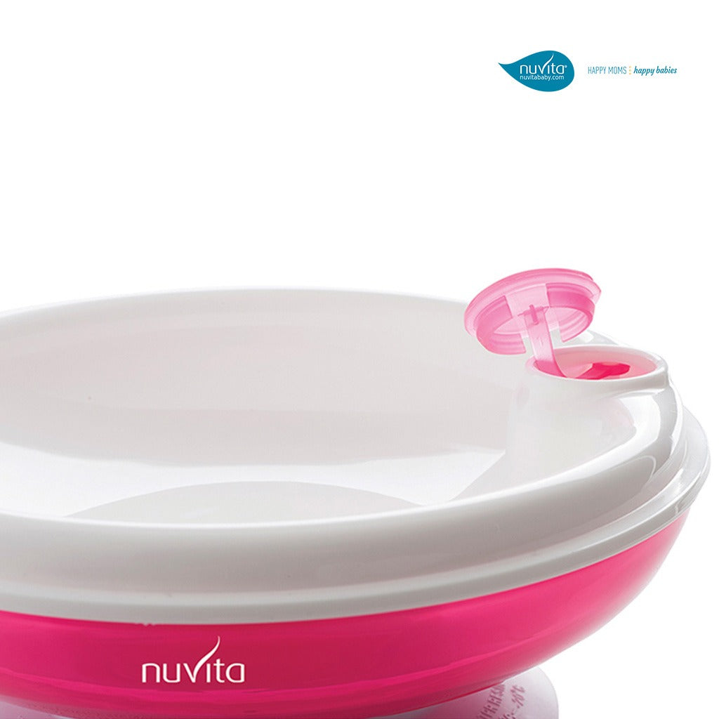 Nuvita Warm Plate With Hot Water Reservoir For 6+ Months Baby, Pink, Pack of 1's - Easy Pharmacy LLC