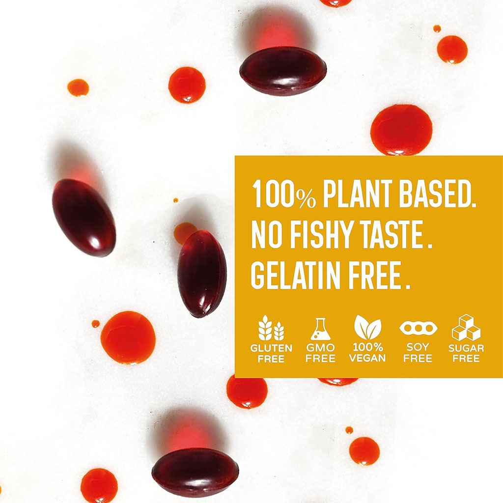 Berryheal Life Oil Omega 7 Rich Vegan Sea Buckthorn Berry Capsules For Diabetes Support, Weight Management & Healthy Skin, Pack of 60's - Easy Pharmacy LLC