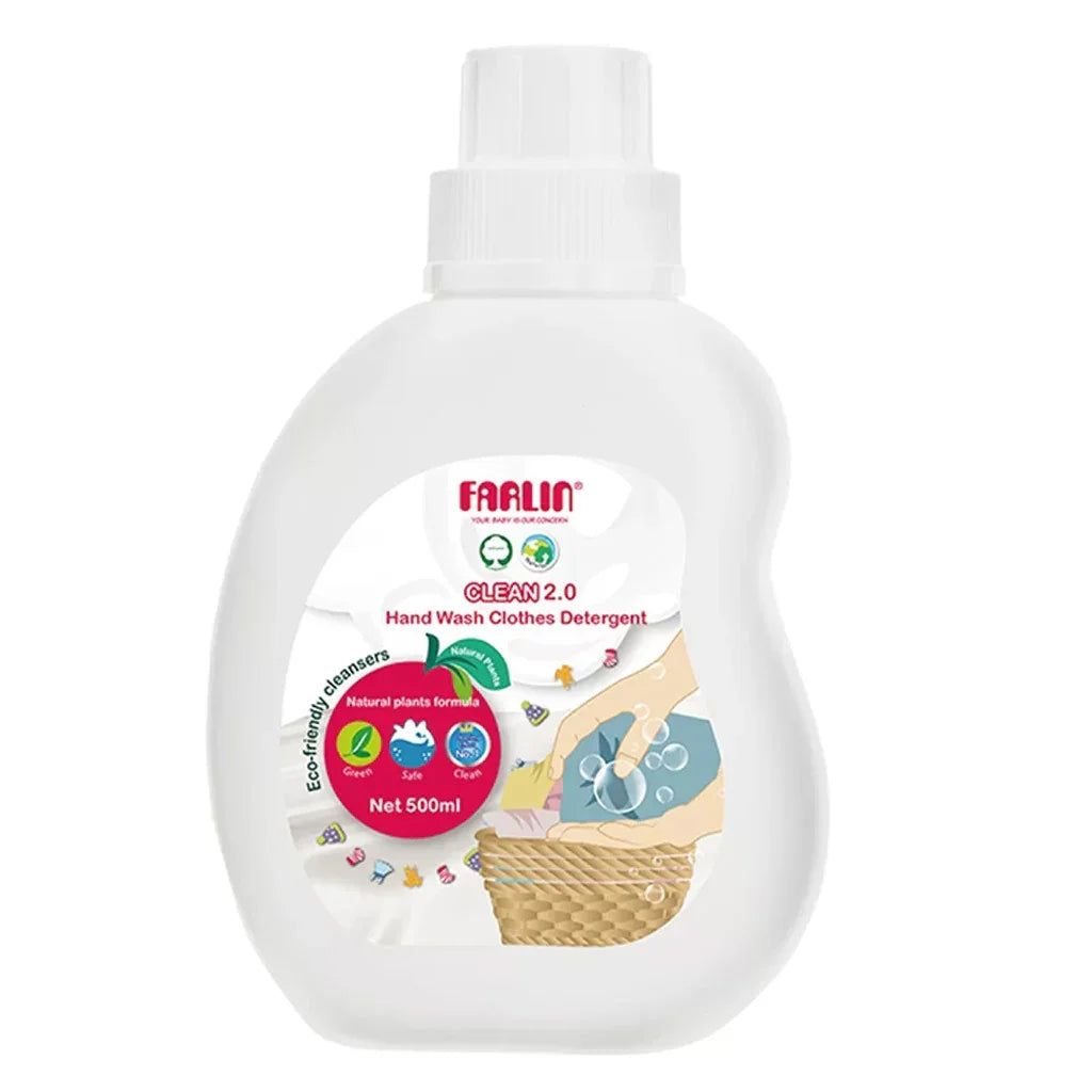 Farlin Clean 2.0 Hand Wash Clothes Detergent 500ml CB-30004 - Easy Pharmacy LLC