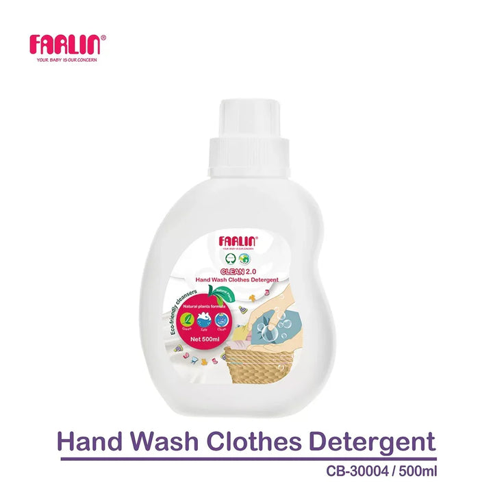 Farlin Clean 2.0 Hand Wash Clothes Detergent 500ml CB-30004 - Easy Pharmacy LLC