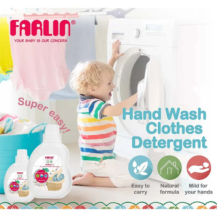 Farlin Clean 2.0 Hand Wash Clothes Detergent 500ml CB-30004 - Easy Pharmacy LLC