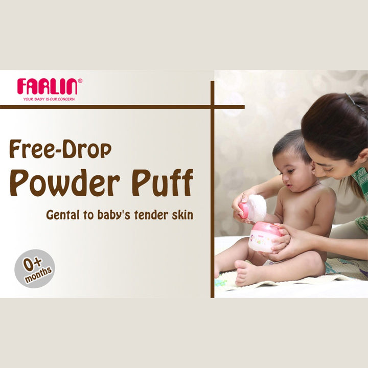 Farlin Free-Drop Pink Powder Puff, BF-170B Pack of 1's - Easy Pharmacy LLC