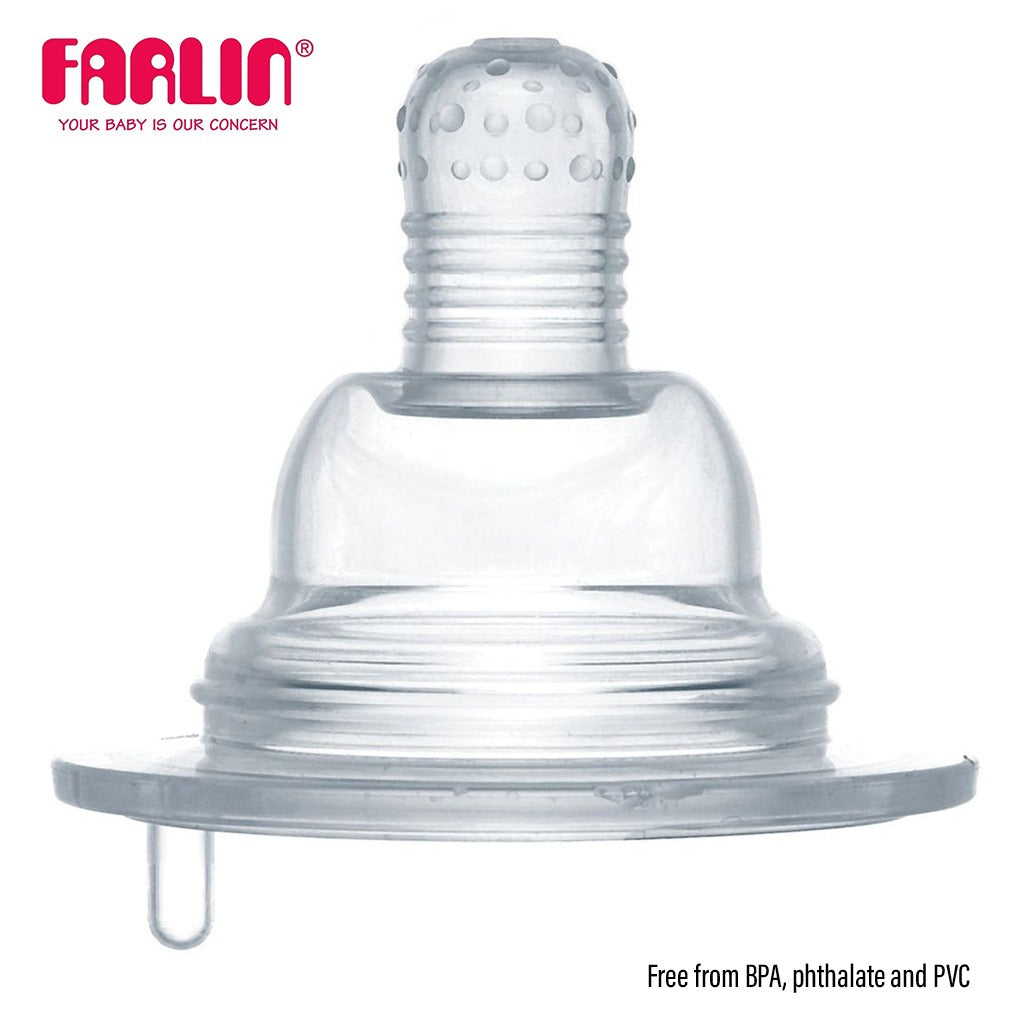 Farlin Anti-Colic Nipple For Wide-Neck Baby Bottle, Large P-3-L, Pack of 1's - Easy Pharmacy LLC