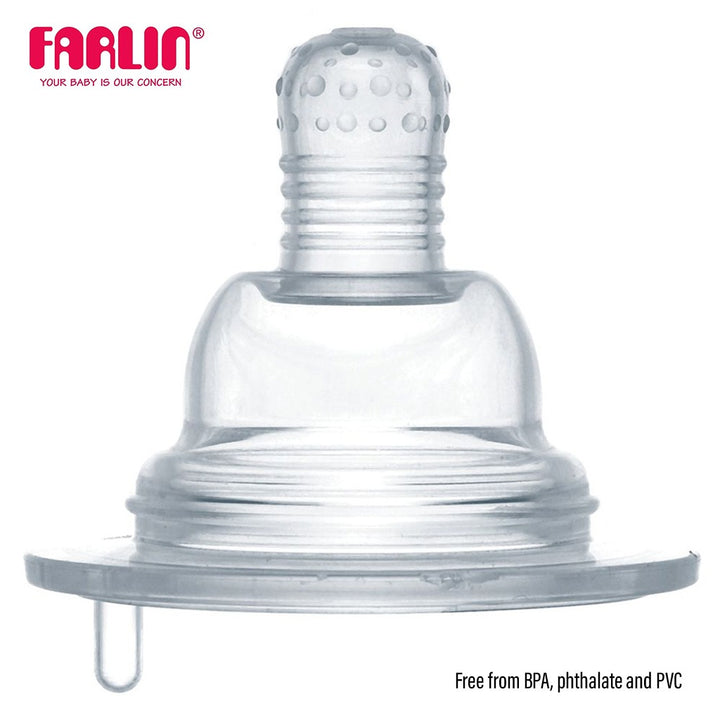 Farlin Anti-Colic Nipple For Wide-Neck Baby Bottle, Small P-3-S, Pack of 1's - Easy Pharmacy LLC