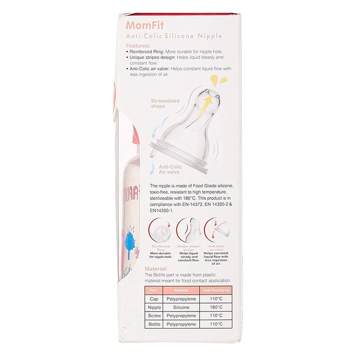 Farlin Standard Neck Animal Series PP Feeding Bottle, Pink AB-41011 (G) 140ml, Pack of 1's - Easy Pharmacy LLC