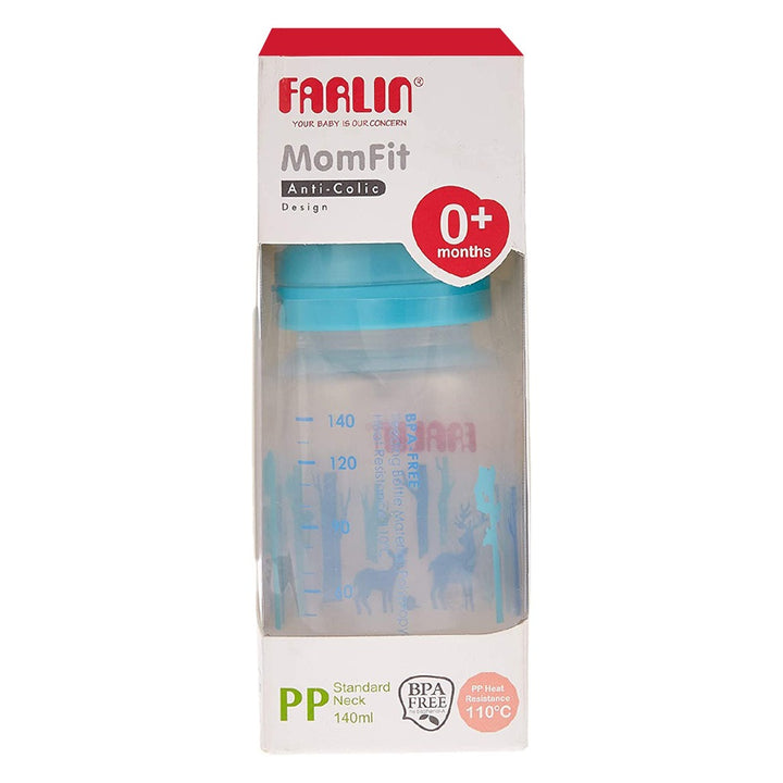 Farlin Standard Neck Animal Series PP Feeding Bottle, Blue AB-41011 (B) 140ml, Pack of 1's - Easy Pharmacy LLC