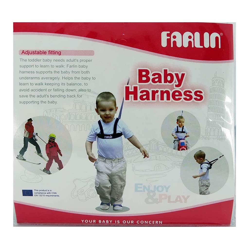 Farlin Adjustable Baby Harness Belt For Walking Toddler, Black - Easy Pharmacy LLC