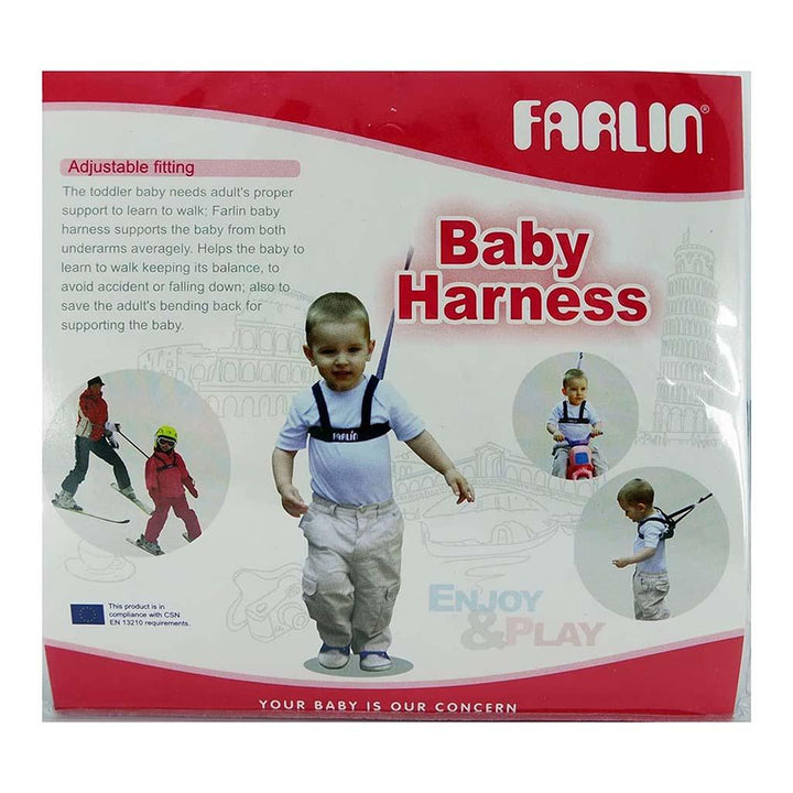 Farlin Adjustable Baby Harness Belt For Walking Toddler, Black - Easy Pharmacy LLC
