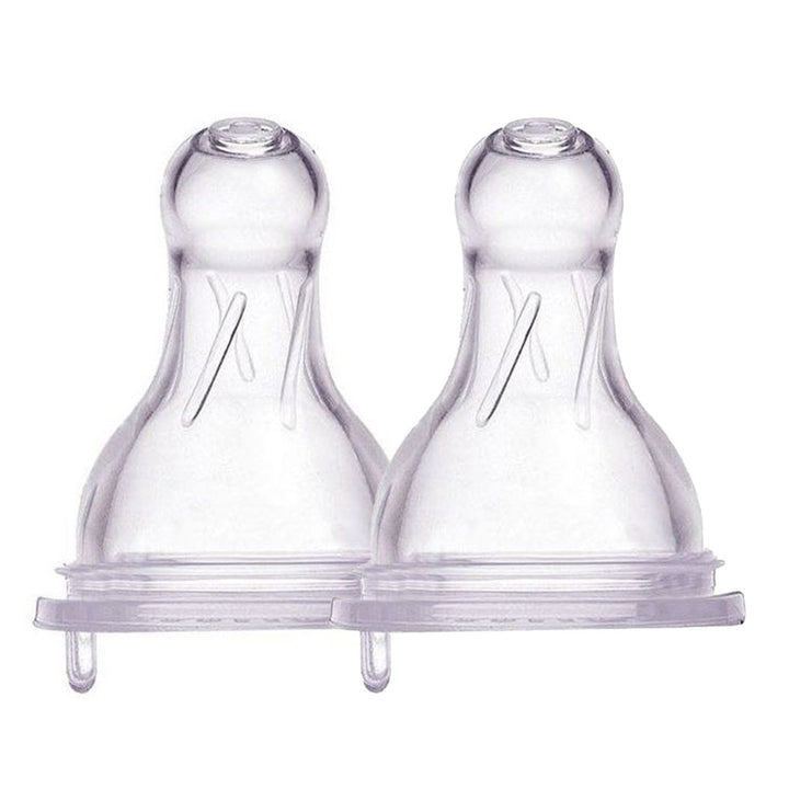 Farlin Anti-Colic Silicone Nipple Small With Wide Neck AC-22005-S, Pack of 2's - Easy Pharmacy LLC