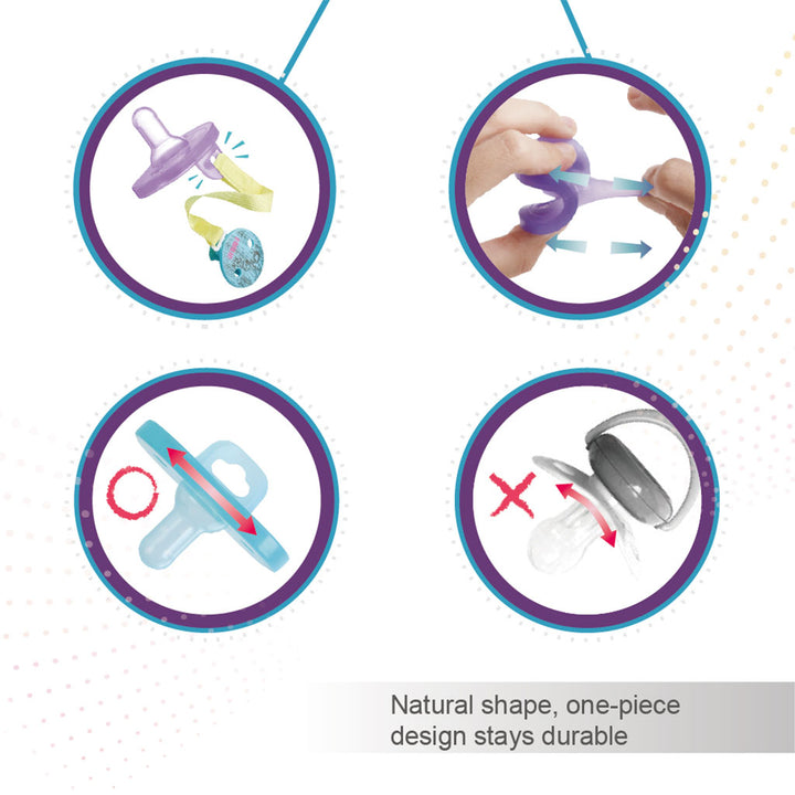 Farlin Silicone Pacifier For 6 Months+ Baby BA-10022, Assorted, Pack of 1's - Easy Pharmacy LLC