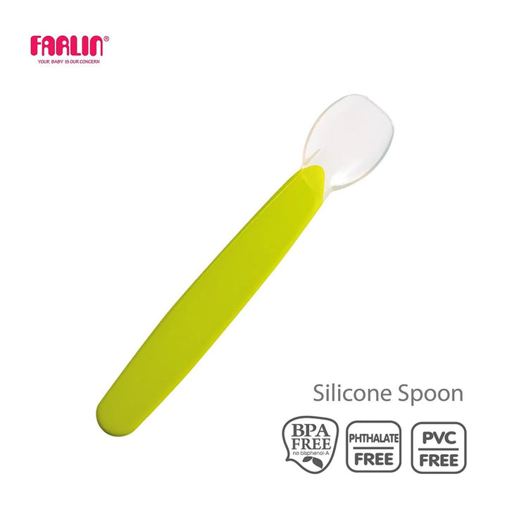 Farlin Silicone Feeding Spoon For 4+ Months Baby, Pack of 1's - Easy Pharmacy LLC