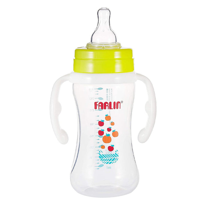 Farlin Seasons Series Wide Neck 270ml PP Feeding Bottle With Handle For 3 Months+, Pack of 1's - Easy Pharmacy LLC