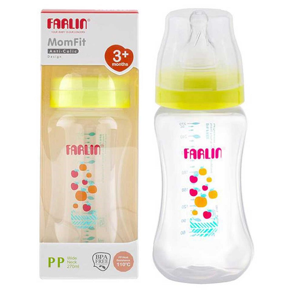 Farlin Seasons Series Wide Neck 270ml PP Feeding Bottle For 3 Months+, Pack of 1's - Easy Pharmacy LLC