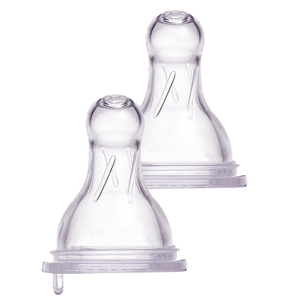 Farlin Anti-Colic Silicone Nipple Medium With Standard Neck For 3 Months+ Baby, Pack of 2's - Easy Pharmacy LLC