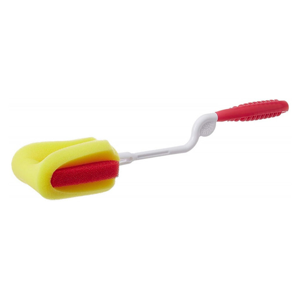 Farlin Sponge Replaceable Red Colour Bottle Cleaning Brush, Pack of 1's - Easy Pharmacy LLC